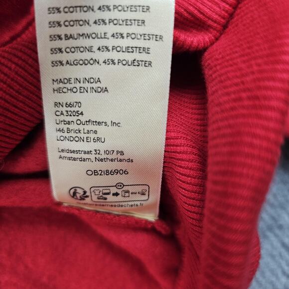 Maeve Sweatshirt Womens XL Red Oui Heart Crewneck Rebecca Mayfield Valentine - Picture 7 of 8